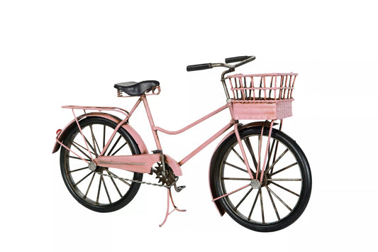 Polkupyörä pinkki, metalli