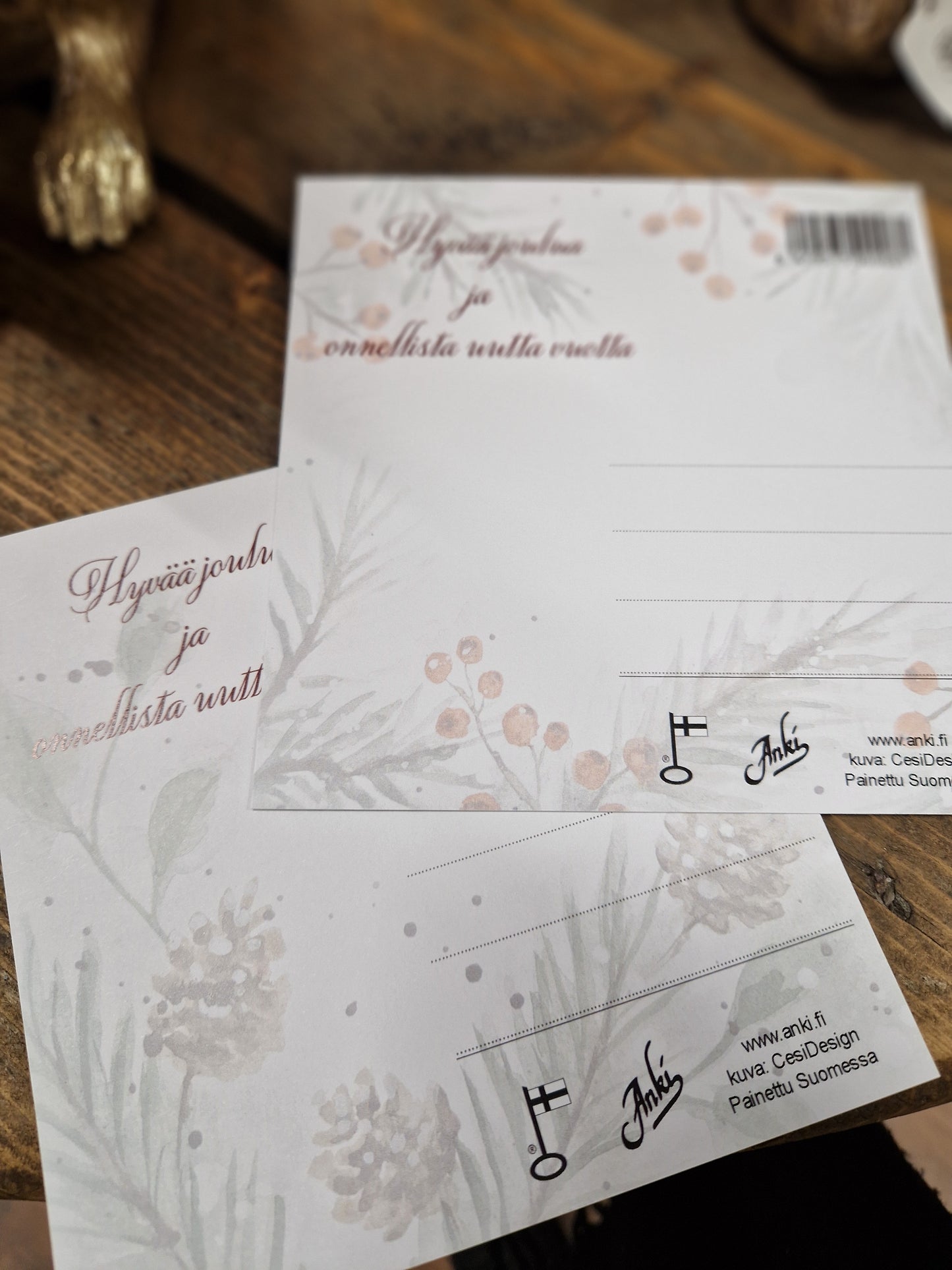 Havut Joulukortti 14x14cm