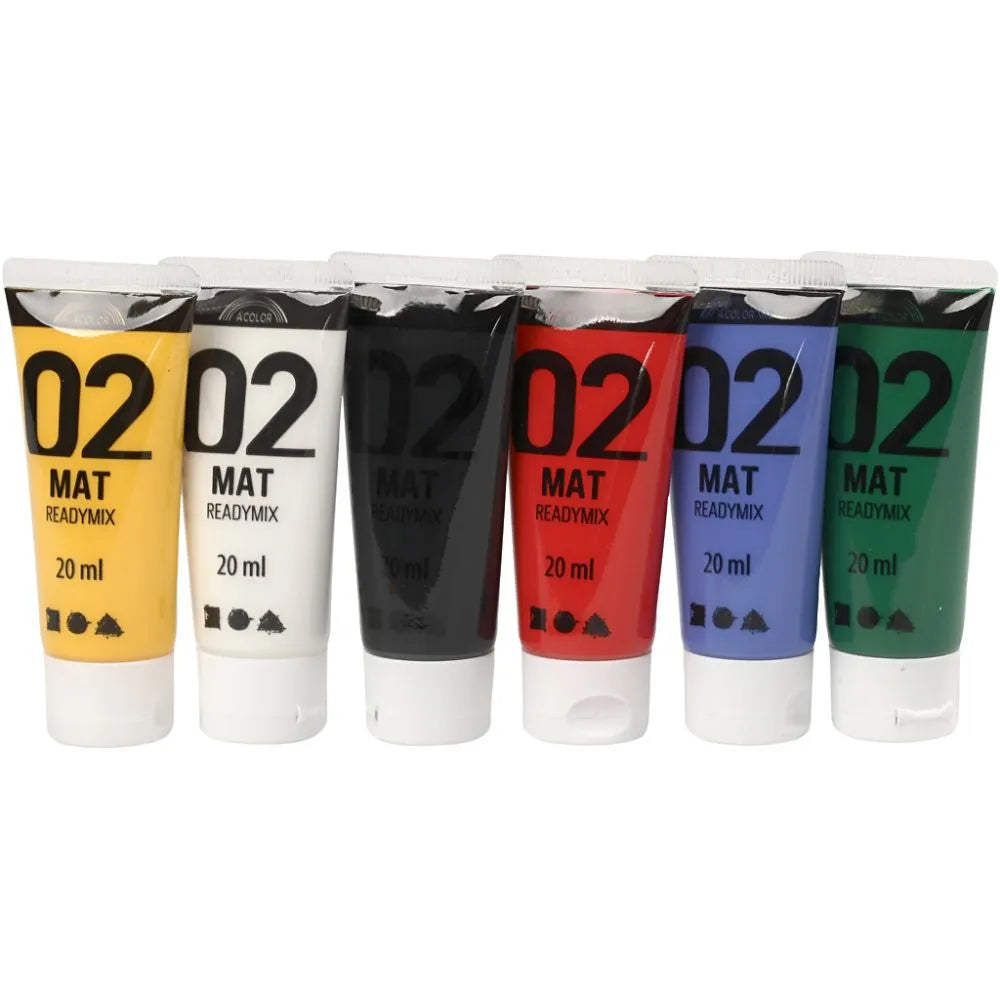 Akryylimaalit 6x20ml