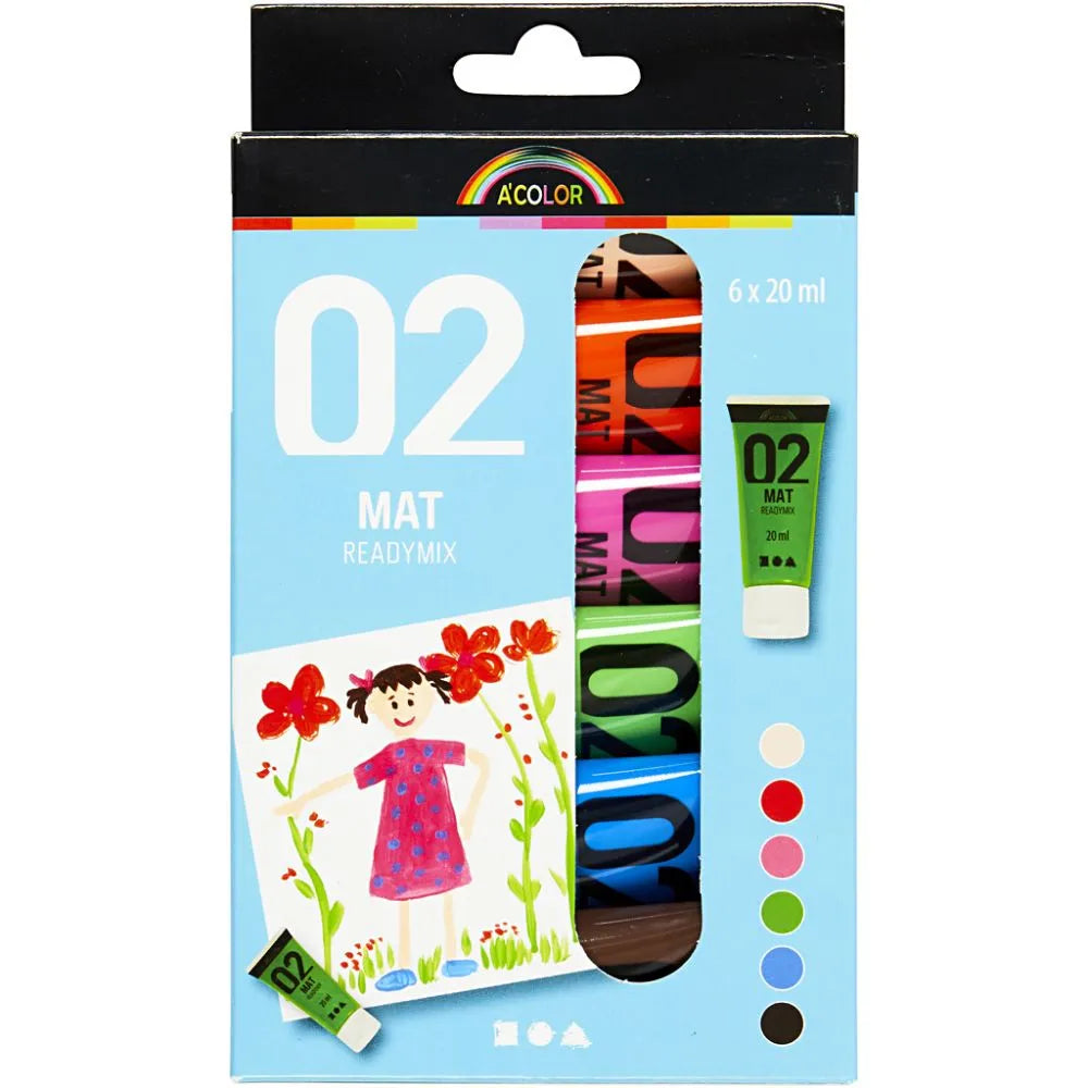 Akryylimaalit 6x20ml
