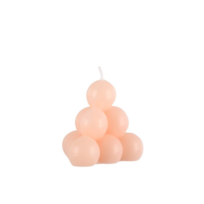 Kuplakynttilä vaaleanpunainen 7 cm