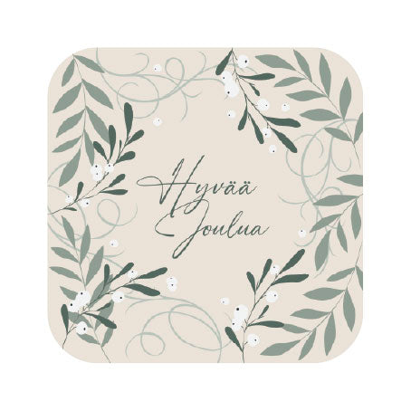 Kasvit Joulukortti 14x14cm