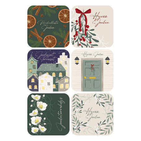 Ovi Joulukortti 14x14cm