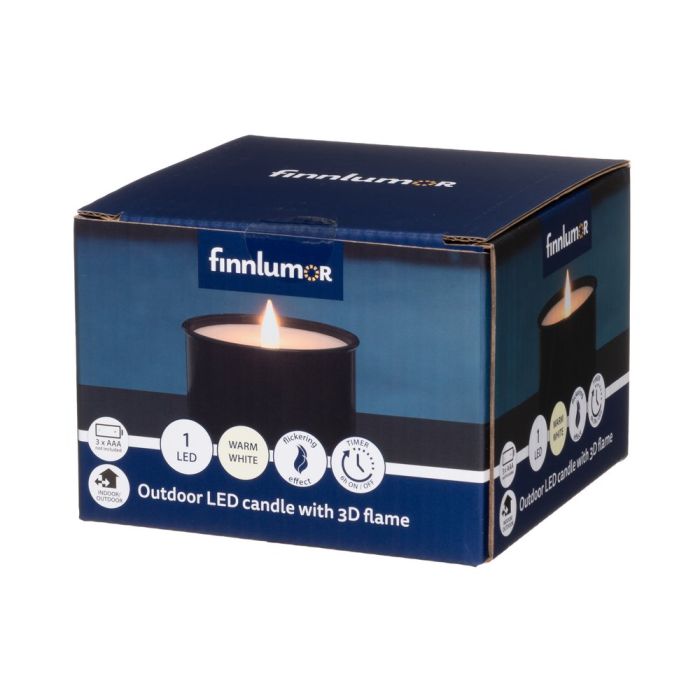 LED ulkotuli 3D liekki ALE -20%