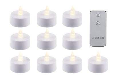 LED-tuikkukynttilä kaukosäätimellä 10 kpl ALE