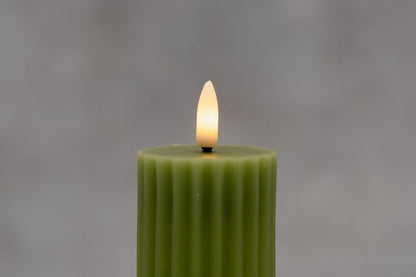 LED Pöytäkynttilä uritettu