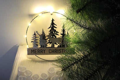 Peurametsä led-valolla 24cm