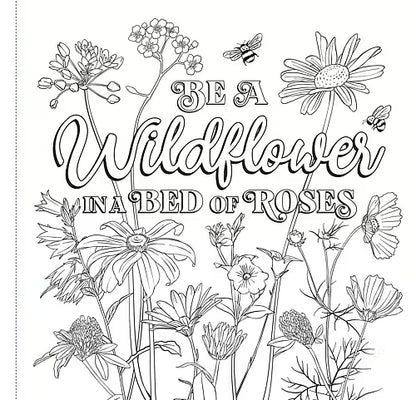 Värityskirja Wildflowers