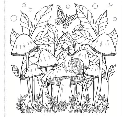 Värityskirja Mushrooms