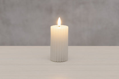 LED Pöytäkynttilä uritettu