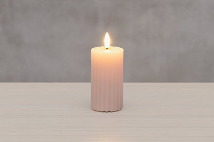LED Pöytäkynttilä uritettu