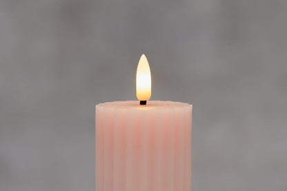LED Pöytäkynttilä uritettu