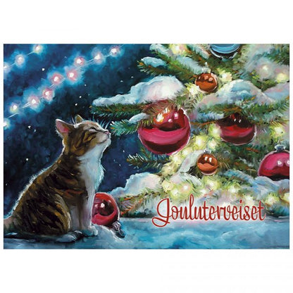 Kissa Joulukortti