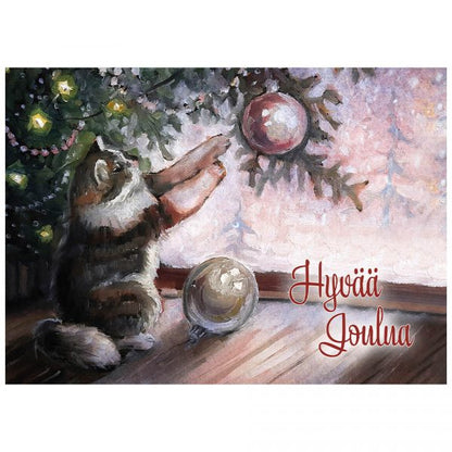 Kissa Joulukortti