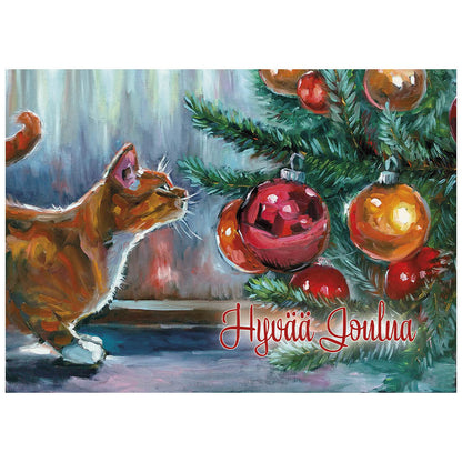 Kissa Joulukortti