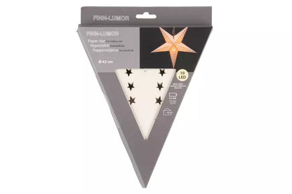 Paperitähti LED, valkoinen